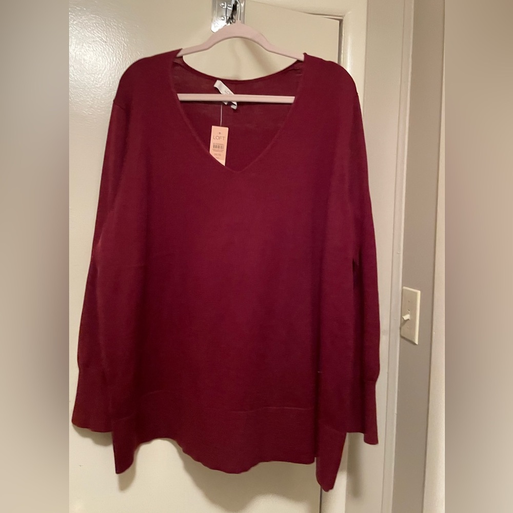 Loft Sweater NWT Sz 24-26